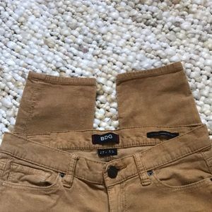 bdg corduroy mid rise cigarette ankle pants